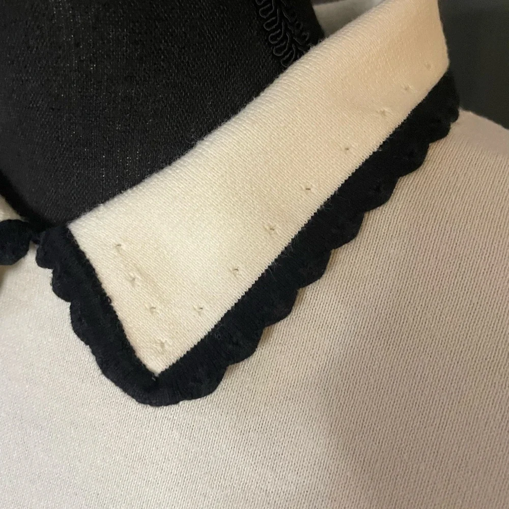 218. Cece Collared Sweater, Size XL, Small stain on front (pictured) - Picture 4 of 6